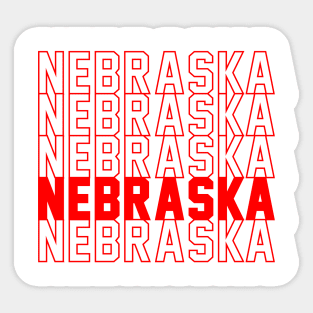 Nebraska Sticker